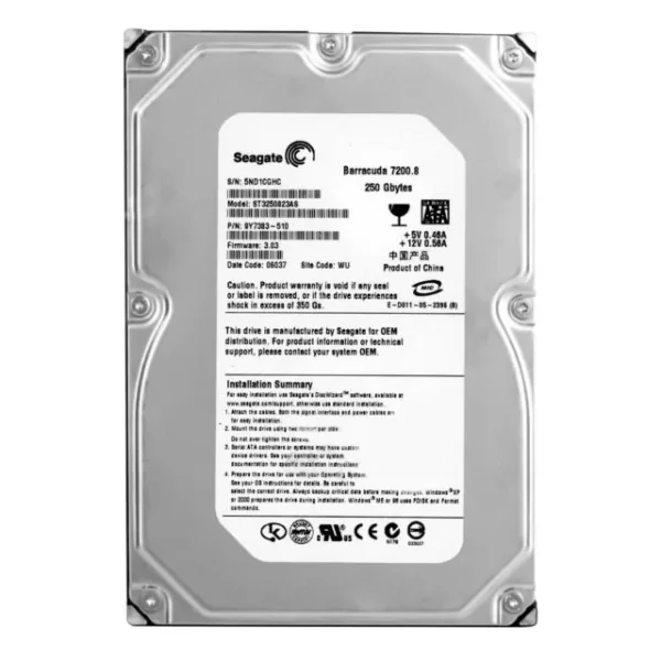 Твърд диск HDD 3.5" 250GB - Image 2