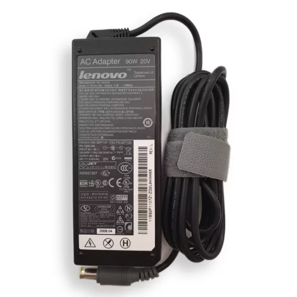 Зарядно за лаптоп захранване Lenovo 20V, 4.5A, 90W