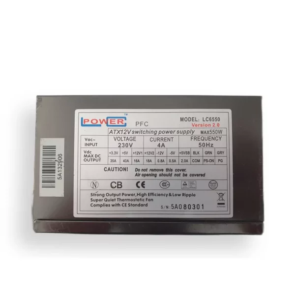 Захранване за компютър PSU 550W LC Power LC6550 v2.0 - Image 3