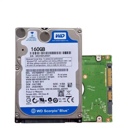 Твърд диск за лаптоп HDD 2.5" 160GB