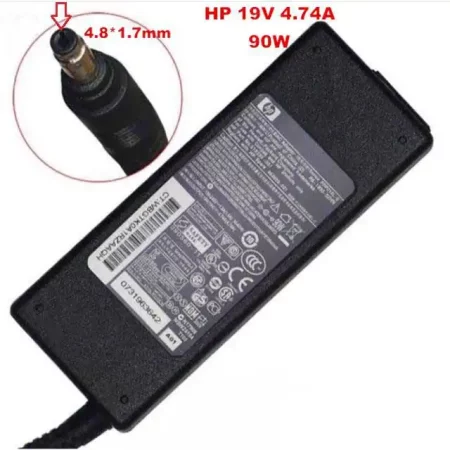 Зарядно за лаптоп захранване HP 19V, 4.74A, 90W