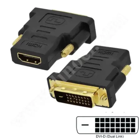 Преходник адаптер DVI (24+1) - HDMI