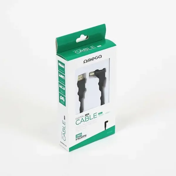 Кабел HDMI (M)- HDMI (M) , 1.5m , ъглов, Г-образен, 4K - Image 2