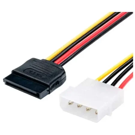 Кабел захранващ преходник ATX Molex 4pin - SATA, НОВ