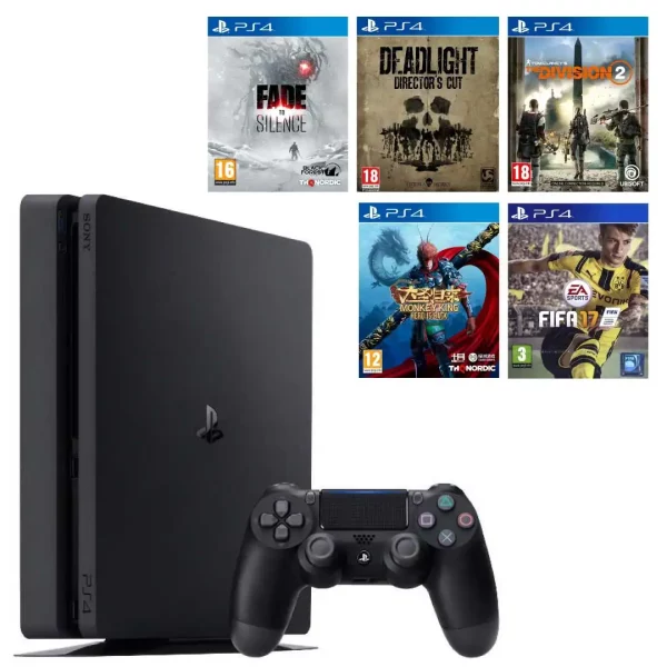 Playstation 4 + игри Пълен комплект (PS4)