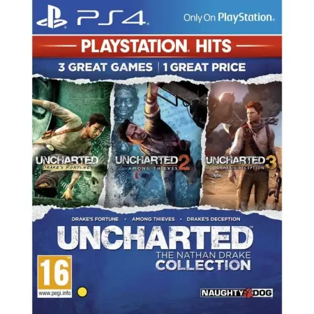 Playstation 4 игра Uncharted: The Nathan Drake Collection - Пакет от 3 игри (PS4)