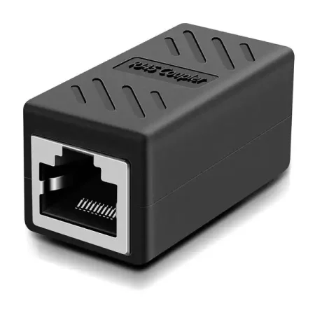 Съединител, конектор за LAN кабел 8Pin RJ45-RJ45 (F-F)