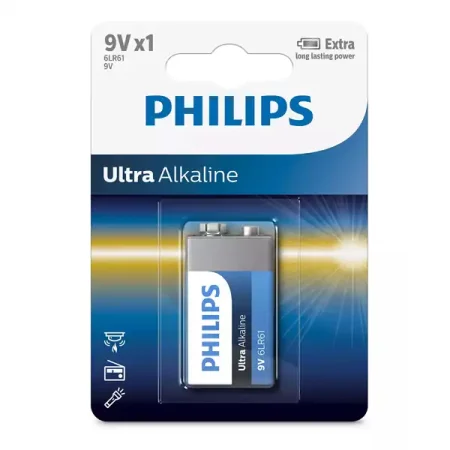 Батерия 9V 6LR61 Philips Ultra Alkaline