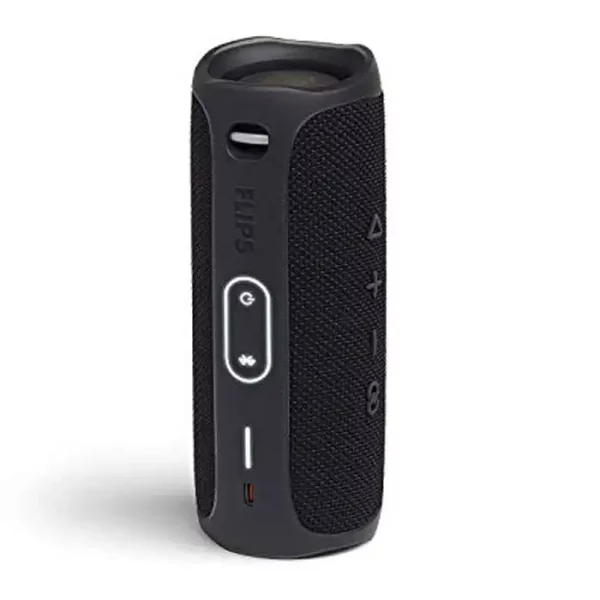 Преносима тонколона колона FLIP 5, FM Bluetooth USB AUX Micro SD, Водоустойчива, черен