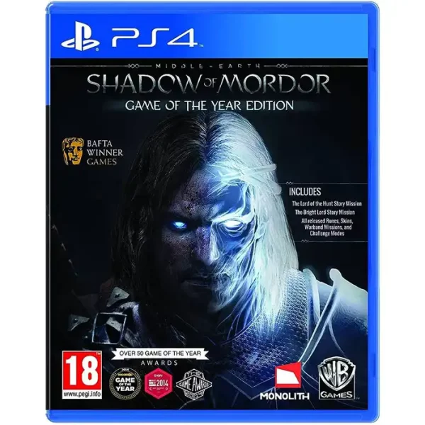 Playstation 4 игра Middle-Earth: Shadow of Mordor (PS4)