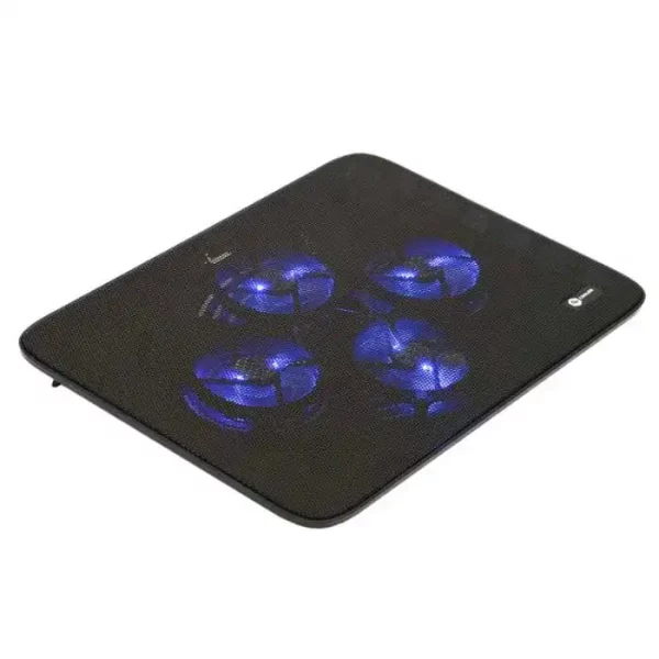 Охладител за лаптоп A+ CIC4B, 15.6", USB, 4 вентилатора, Черен