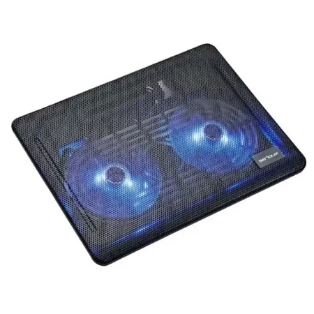 Охладител за лаптоп Serioux NCP007, 10-15.6", 2 вентилатора, USB, Черен