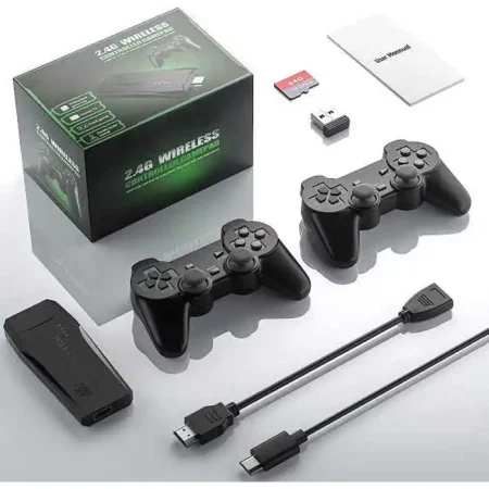 TV игра игри конзола безжични джойстици, 10000 игри и HDMI/4К качество / 64GB памет
