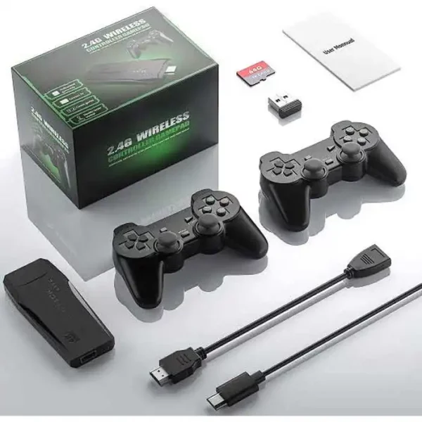 TV игра игри конзола безжични джойстици, 10000 игри и HDMI/4К качество / 64GB памет
