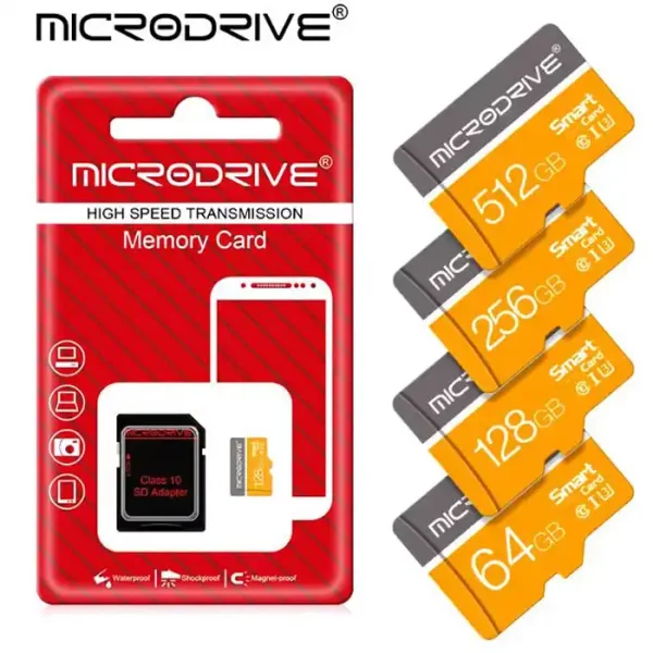 Карта памет MicroDrive 64GB, MicroSD, Class10