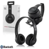 Безжични слушалки P47 wireless, Bluetooth, FM, MP3, SD карта памет, AUX, Цвят черен - Image 2