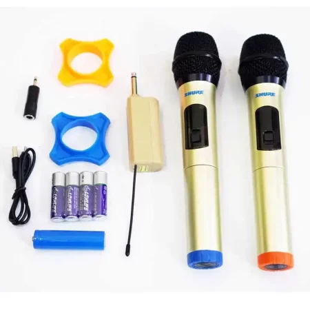 Професионални безжични вокални динамични микрофони Shure SM-820A