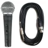 Професионален вокален динамичен микрофон с кабел Shure SM58 - Image 6