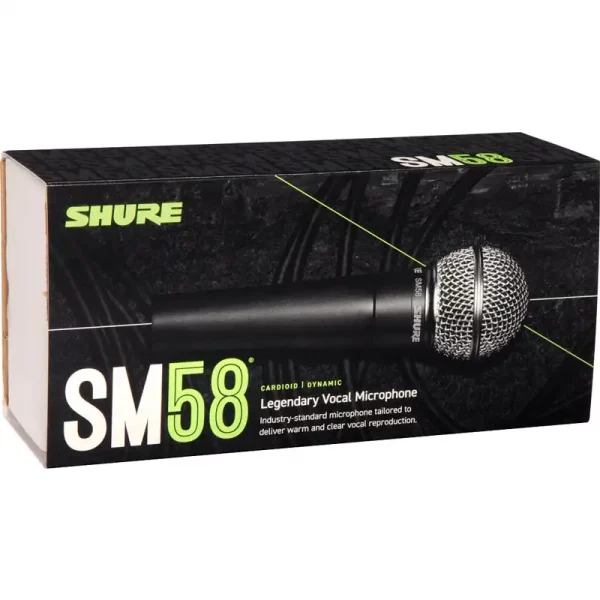 Професионален вокален динамичен микрофон с кабел Shure SM58 - Image 5