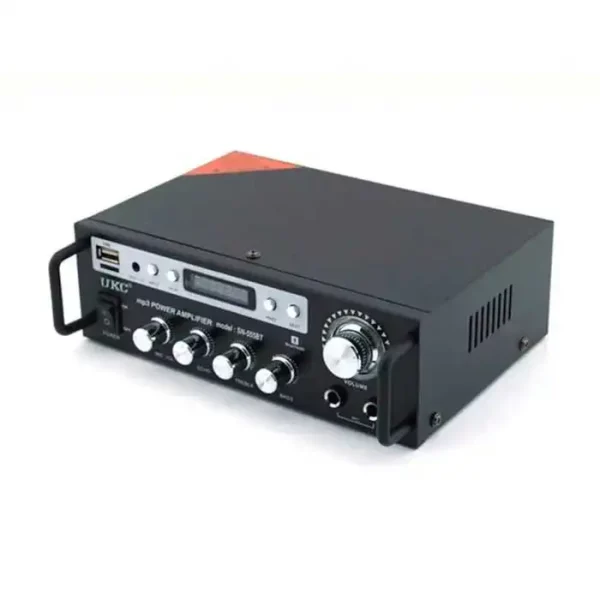 Усилвател стъпало КАРАОКЕ, Bluetooth, Мp3, Usb, Sd, карта памет, радио, FM, дистанционно - Image 2