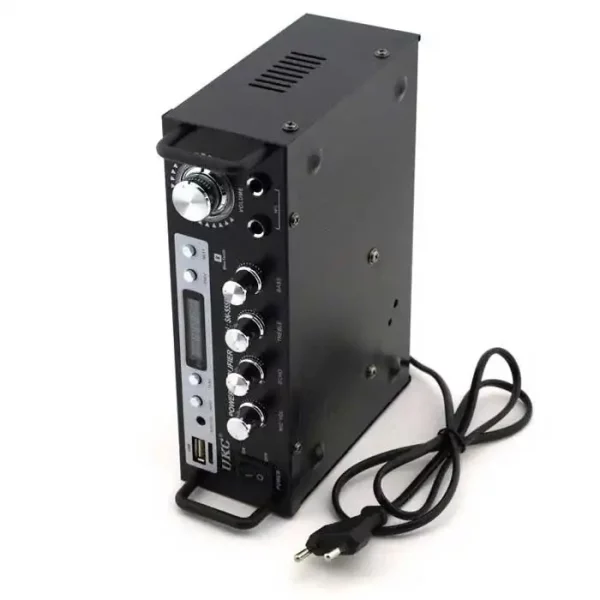 Усилвател стъпало КАРАОКЕ, Bluetooth, Мp3, Usb, Sd, карта памет, радио, FM, дистанционно - Image 4
